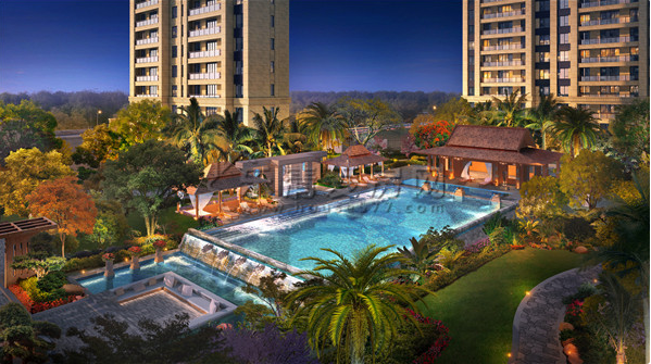 翡翠府3室2厅2卫高层边套毛坯